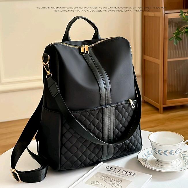 ransel kerja Ngantor wanita bahan kulit garut import/ backpack laptop anti air/ tas model terbaru 20
