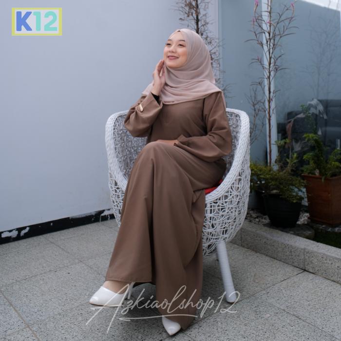 ABAYA KISWAH // BAJU ABAYA DUBAI // GAMIS TERBARU // ABAYA MESIR // BAJU WANITA BUSUI resleting GAMI