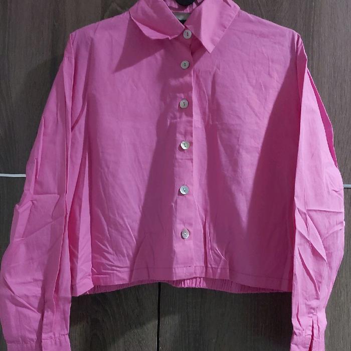Kemeja Pink 3mongkis (preloved)