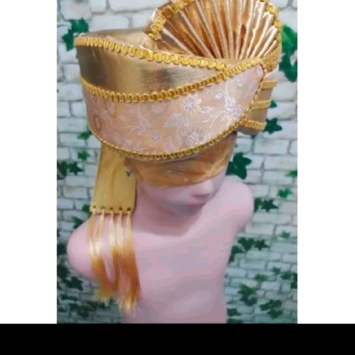 topi india anak warna gold