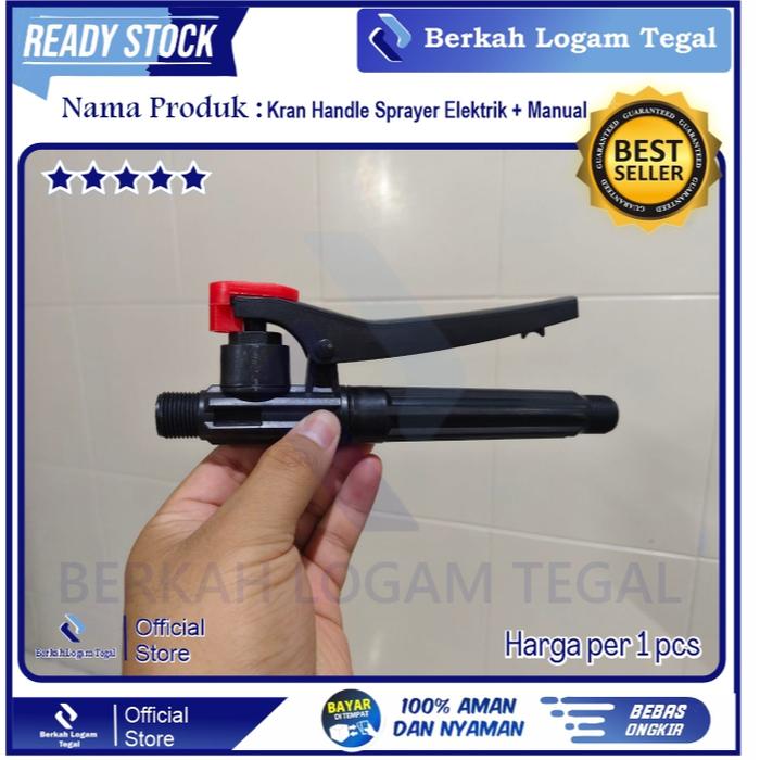 Gagang Tangki Sprayer Elektrik Manual Kran Handle Alat Pertanian