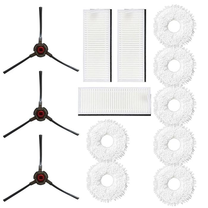 13PCS/Set Filter Mop Cloth Side Brush for Yeedi Mop Station