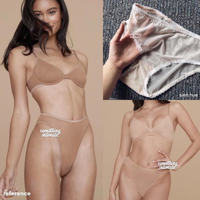 VIVIEN Nanafit Highwaisted Lace Panty Underwear CD HW Semi Korset Pant