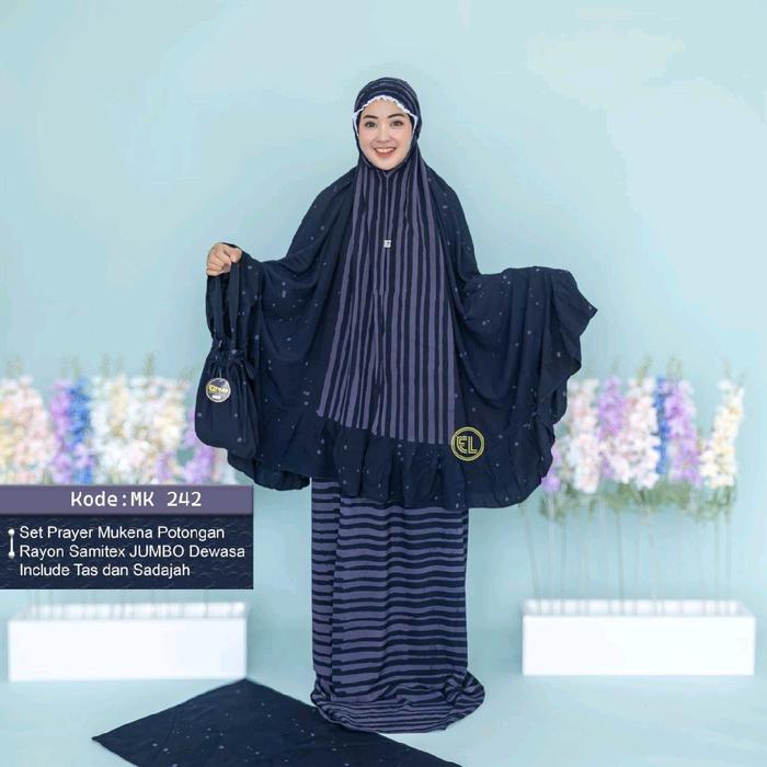 Mukena Polos Motif By Elzhaf Batik