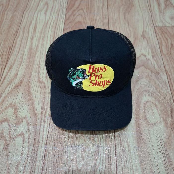 topi bass pro shops logo ikan