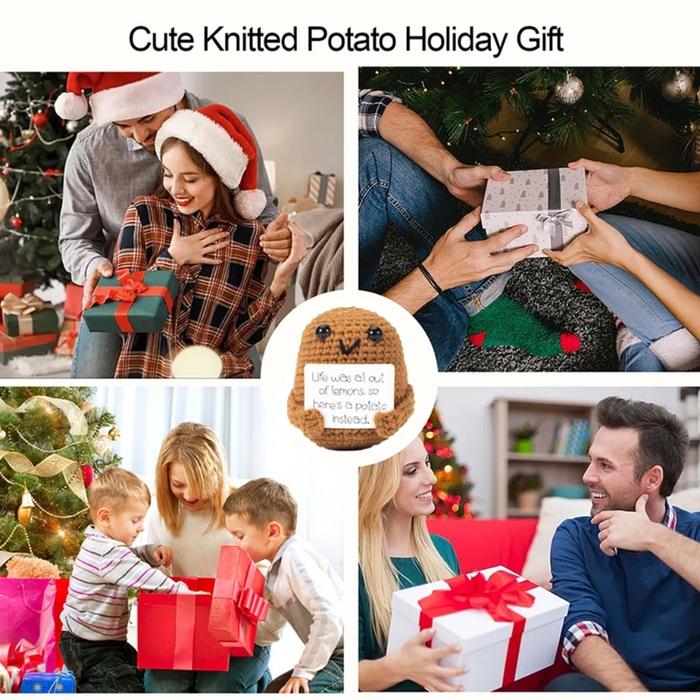 Positive Potato Pocket Potato Toy Knitting PotatoDoll