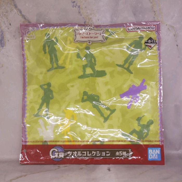 Ichiban Kuji Toy Story G Prize Towel Collection green army