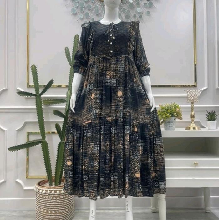 Gamis salvina ys  renda swarovski Wanita