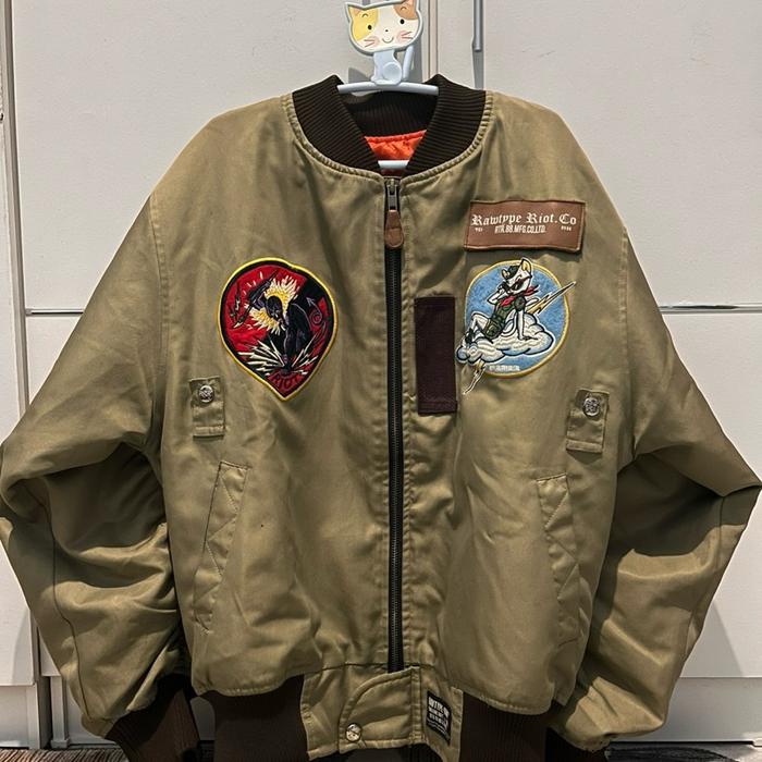 Jaket bomber RawType Riot Kitty