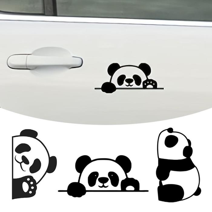 Stiker Mobil Cutting Sticker Panda Sticker Body Mobil Stiker Variasi Mobil