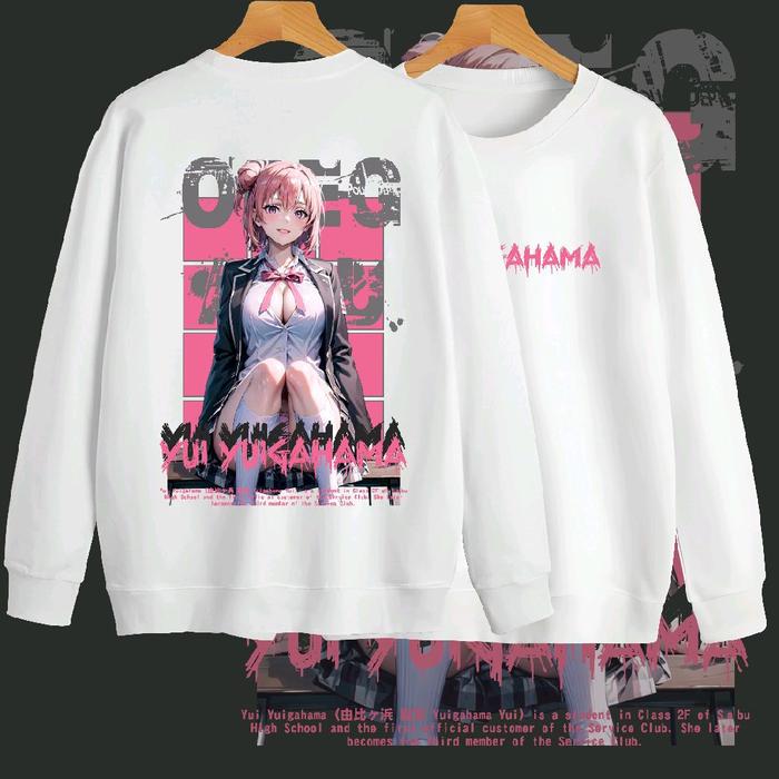 Sweater Yui Yuigahama Oregairu Crewneck