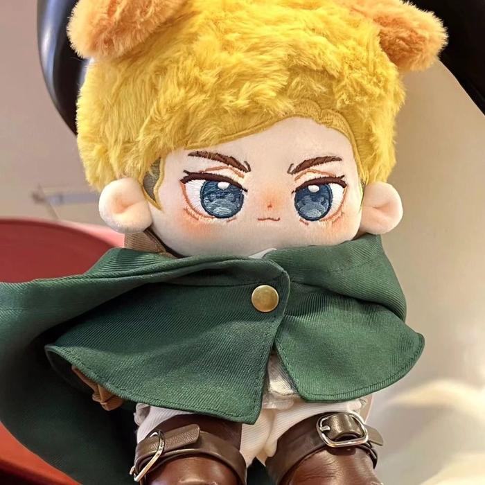Anime Attack on Titan Erwin Smith Cosplay Plush Stuffed Doll Body