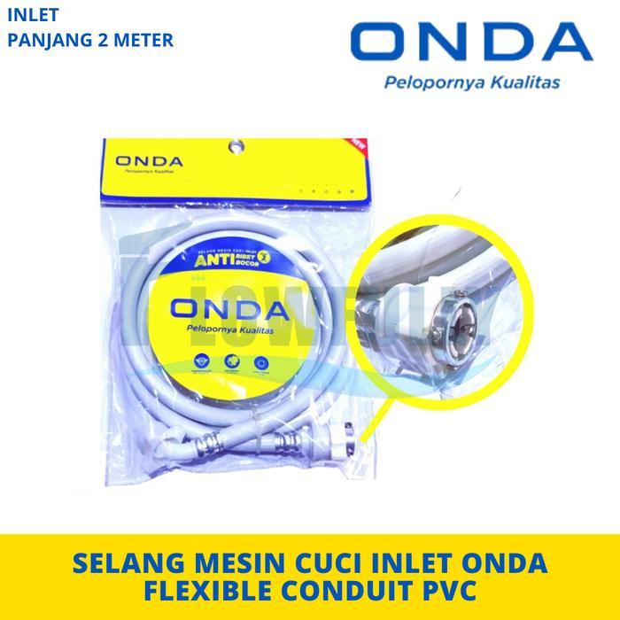 SELANG MESIN CUCI INLET 2 METER ONDA PUTIH FLEXIBLE CONDUIT