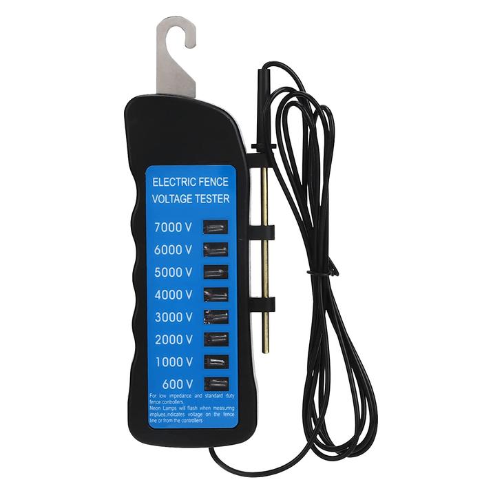 Voltage Tester, Electric Fence Tester, Electric Fence Voltage Tester Multi Light Portable Electricia
