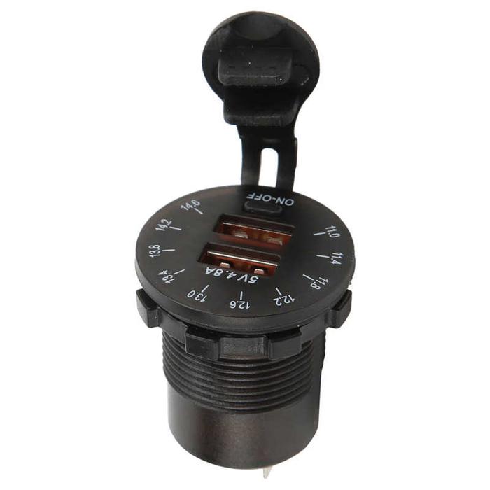 Car Charger Dual USB Charger Sockets Fast Charging Waterproof Strong