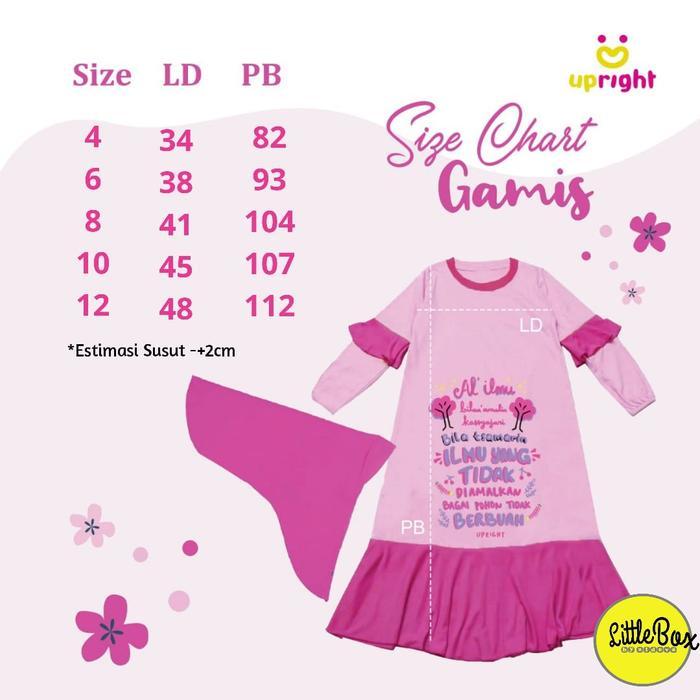 Gamis Set Hijab Anak Upright