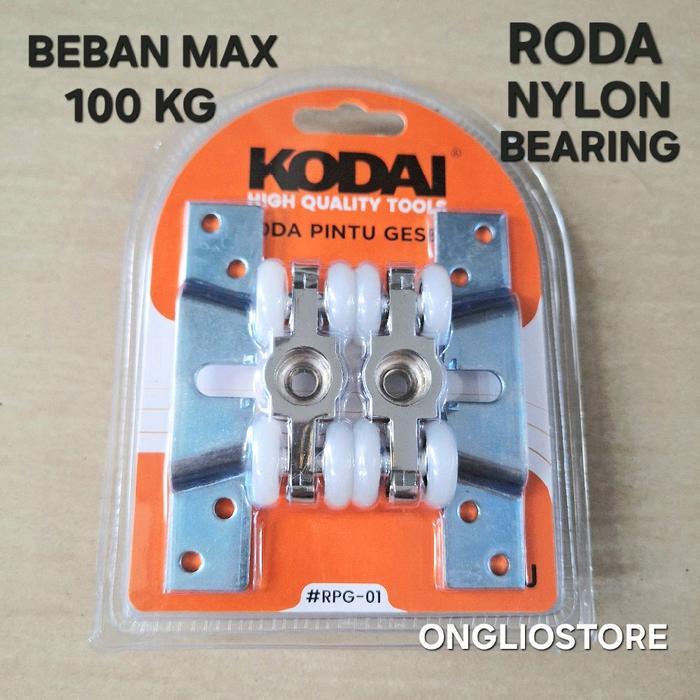 RODA Rel pintu Sliding Geser Dorong Set