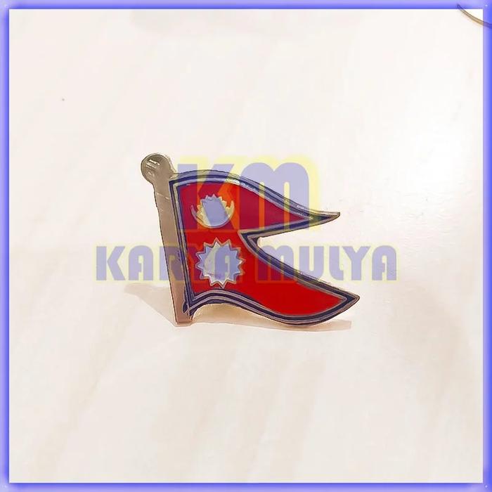 Pin Bros Bendera Nepal Pin Flag Nepal 2cm - Karya Mulya