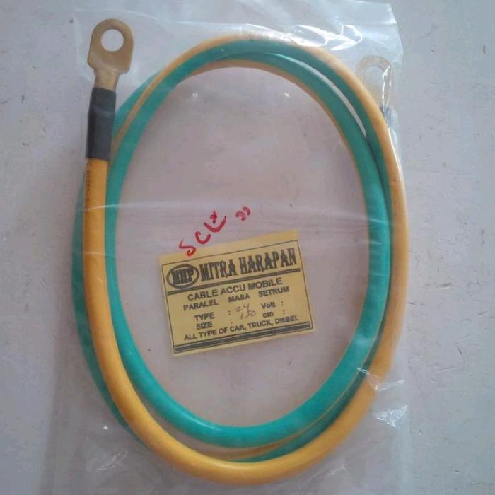 Kabel Aki / Kabel Masa Premium 25mm 150cm 24 Volt Untuk Mobil truk / Bus