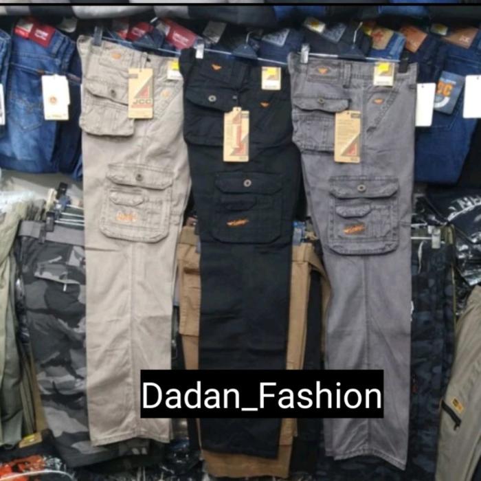 Celana Cargo Panjang Jcc bahan kanvas Tebal halus import Celana original jcc