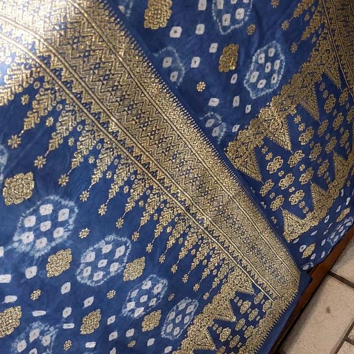 SONGKET PALEMBANG MOTIF JUMPUTAN GEBENG ORIGINAL