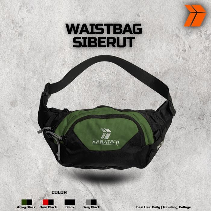 Baratech tas pinggang / waistbag type siberut pria