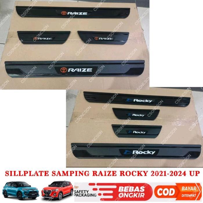 Sillplate Samping Raize Rocky 2021 2022 2023 2024 Hitam A1