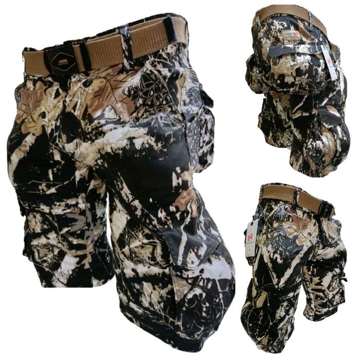 celana pendek tactical model cardinal Gunung Army Cargo Katun celana kargo loreng import