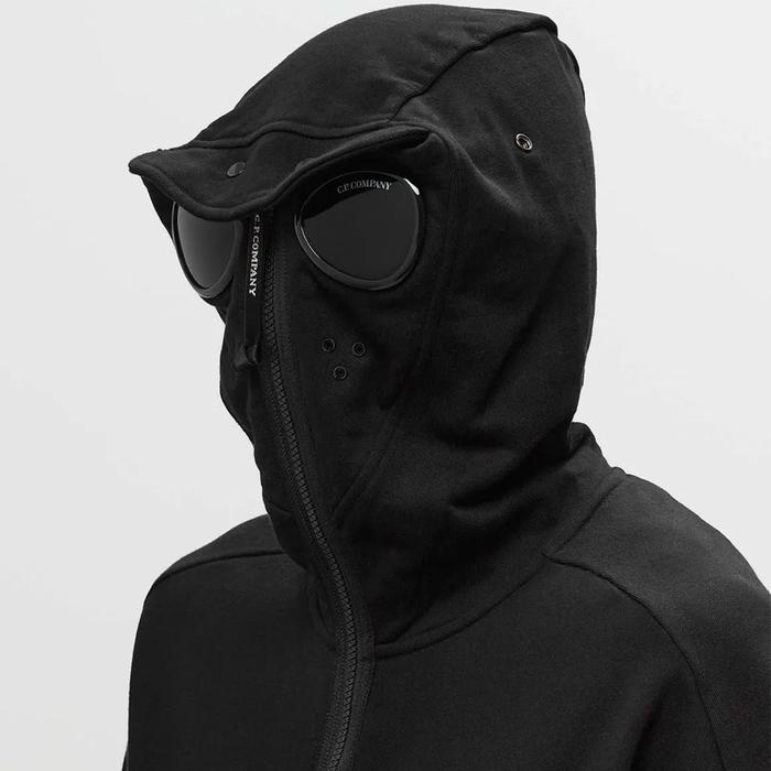 CP Company Diagonal Raised Fleece Goggle Zipped Hoodie