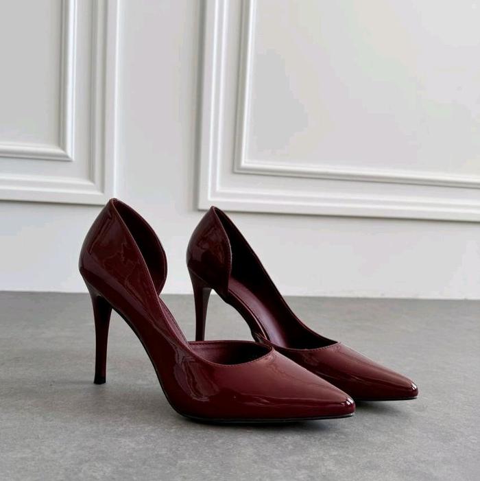 sepatu sendal heels model kekiniaan hak 7cm sool karet anti selip bahan berkualitas cocok untuk berb