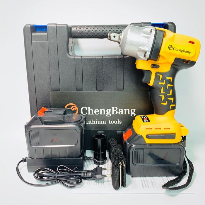 electric wrench lithium rechargeable electric wrench wrench yellow