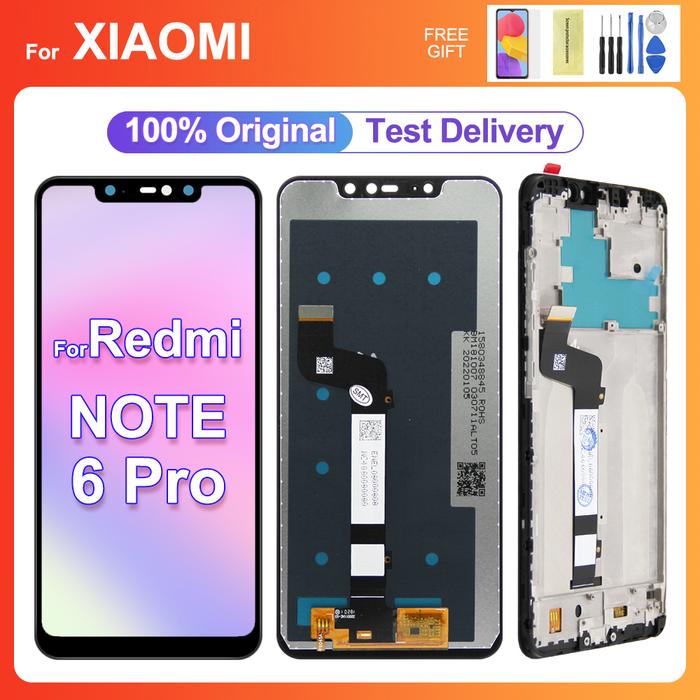 6.26” Original Screen For Xiaomi Redmi Note 6 Pro LCD Display Touch