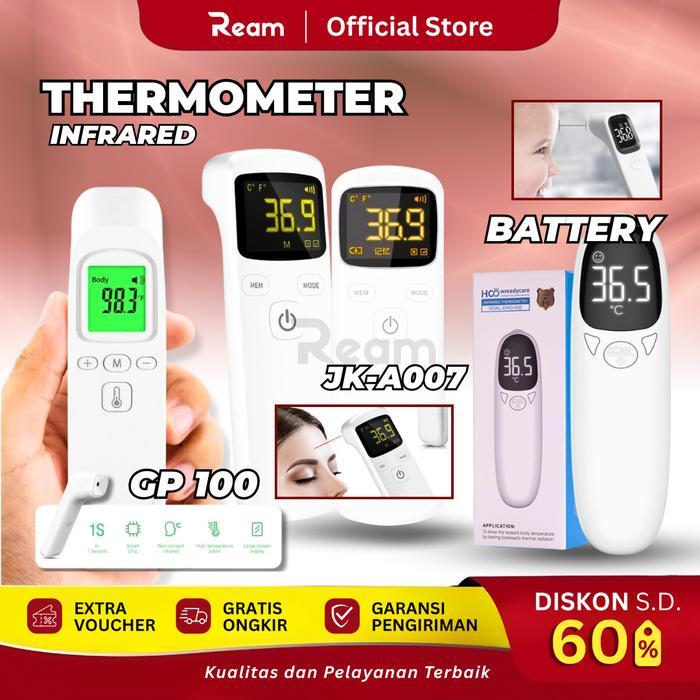 TERMURAH REAM Termometer Infrared Non Kontak S Tubuh Digital GP100 Elfos READY STOCK