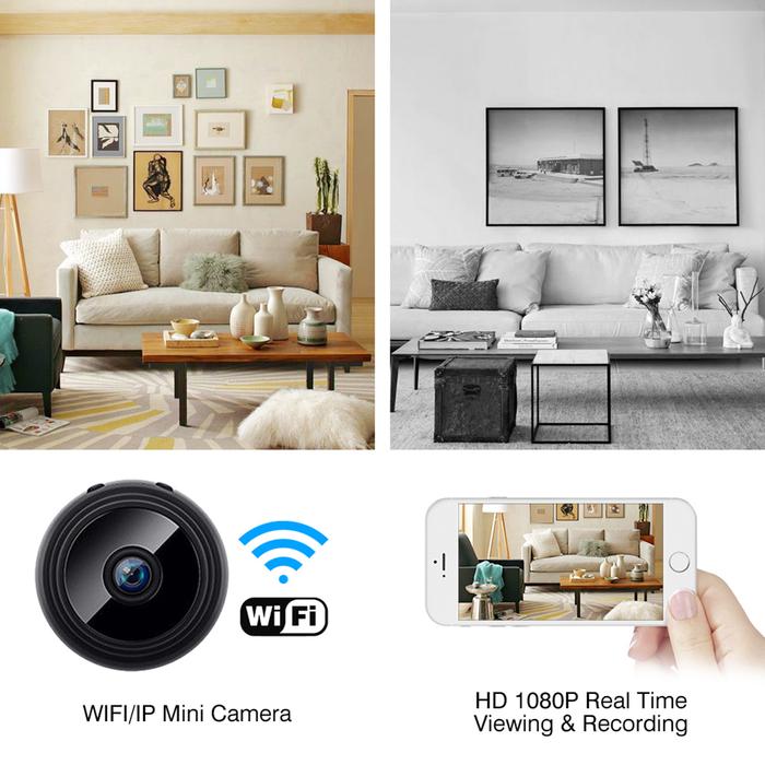 1080P HD Hot Link Kamera Pengawas Jarak Jauh Perekam WIFI Jaringan