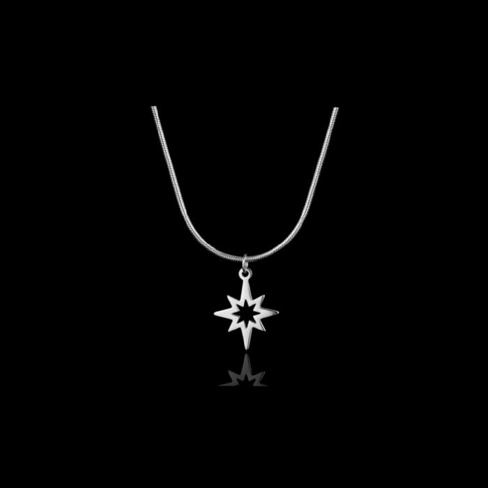 Kalung Rantai Titanium Silver Terbaru Pria Wanita Elegan Tahan Karat Aksesoris Perhiasan Modis denga