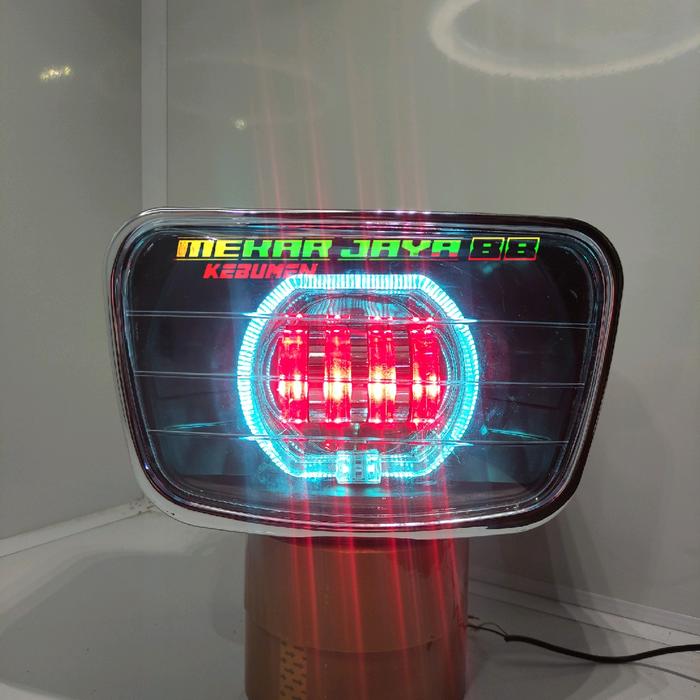 LAMPU DEPAN OVAL RX KING DAYMAKER BILED 4 LENSA SUPER TERANG