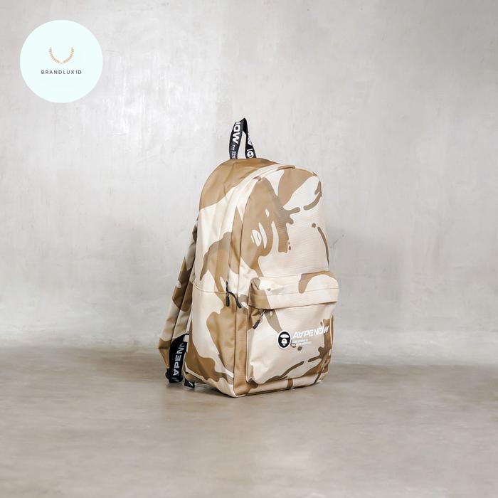 Aape by A Bathing Ape Now Camo Backpack in Desert