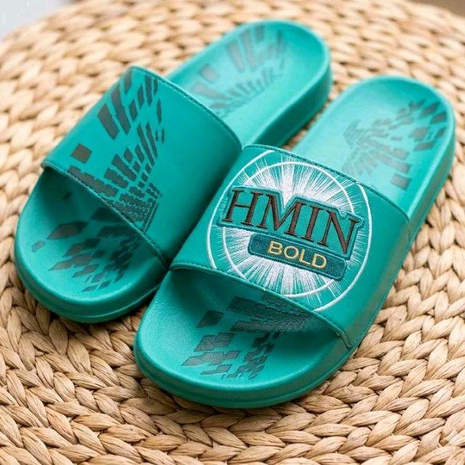 HMIN Bold Sandal Hijau dengan Desain Unik dan Nyaman untuk Penggunaan Sehari-hari