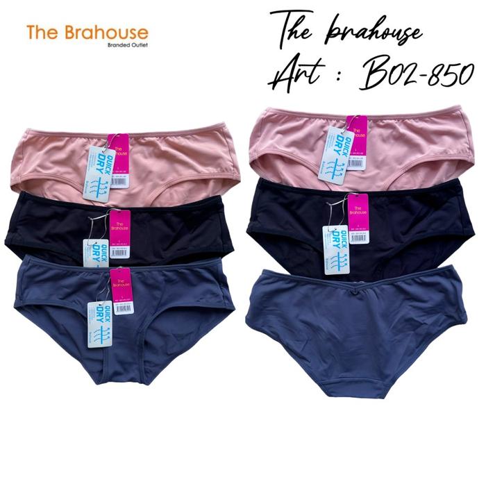 [QUICK DRY] CELANA DALAM WANITA THE BRAHOUSE 849 850 639 640 WOMEN PANTY SIZE M L - MODEL MINI DAN H