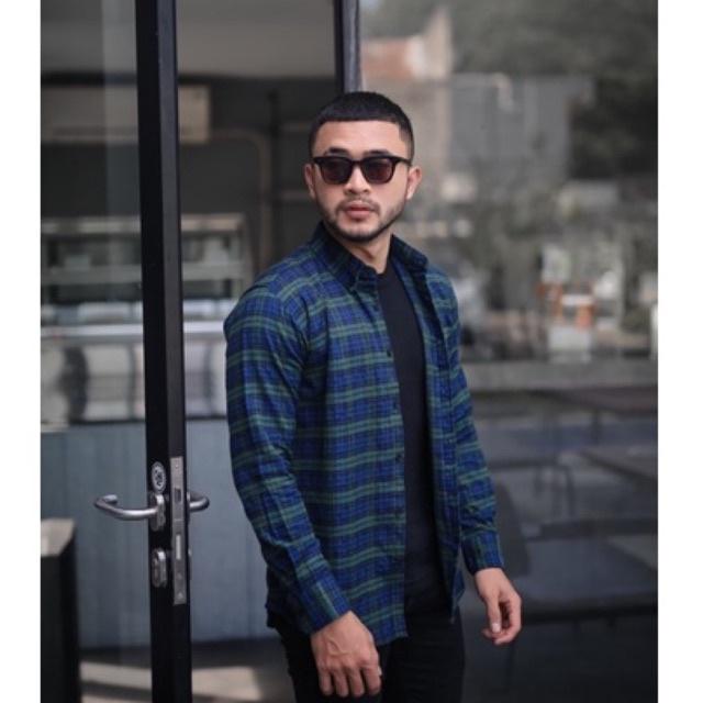 Reggo Kemeja Flanel Pria Deen Kotak-Kotak M-XXL