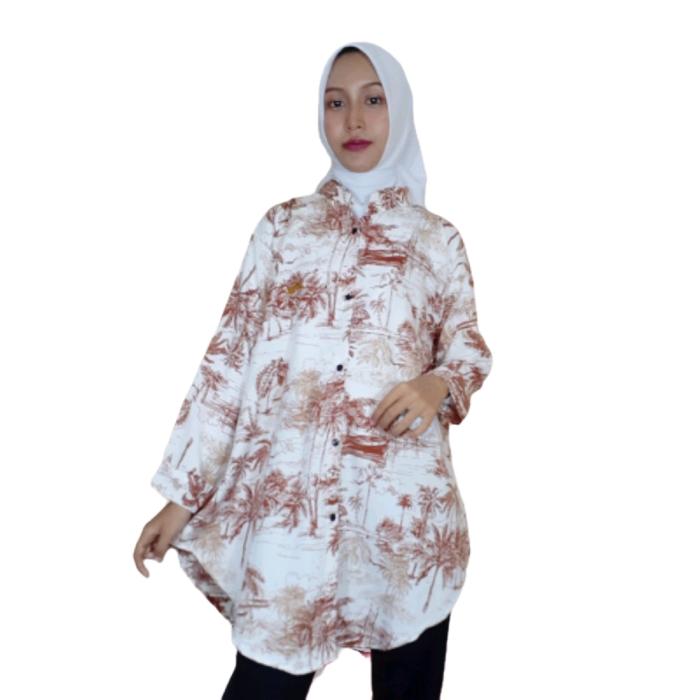 Tunik Jumbo Pantai/ Tunik Wolfis Polos/ Tunik Rayon 2 Warna