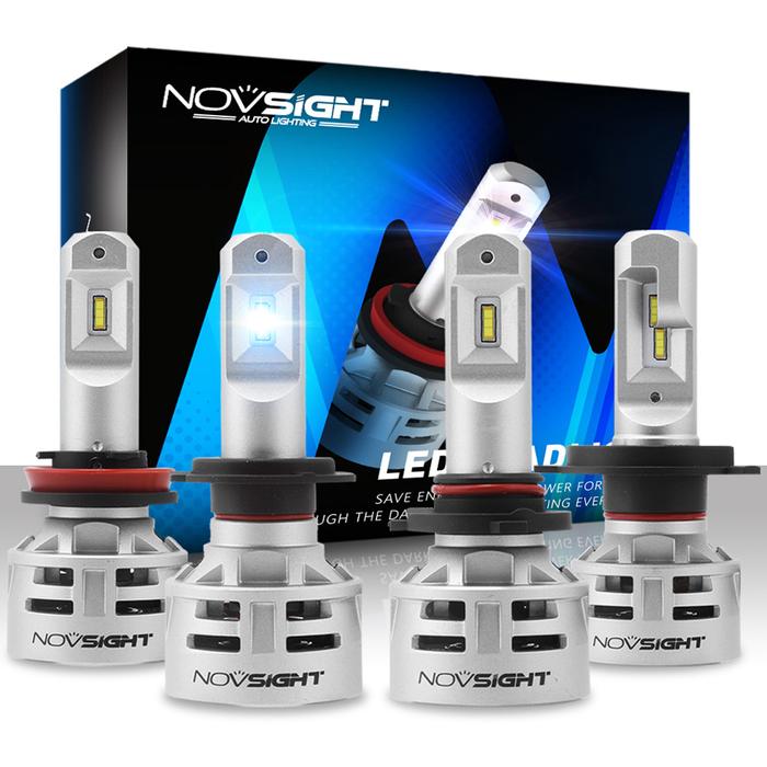 NOVSIGHT H7 LED H4 Led H11 HB3 9005 HB4 9006 Bohlam Lampu Depan LED