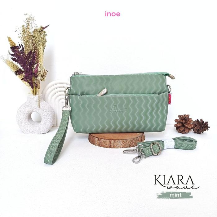Tas Selempang Kiara Wave by Inoe Slingbag Wanita Motif 3D