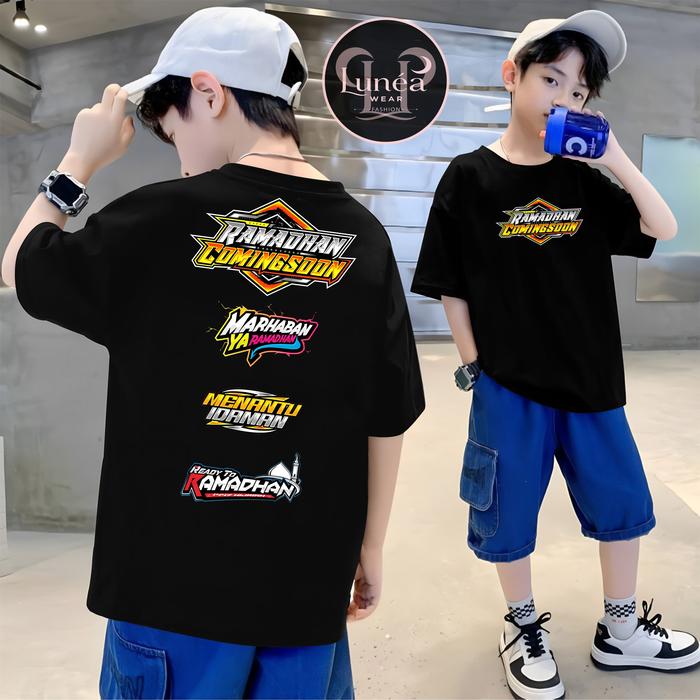 Kaos Anak Ramadhan Race 2026 Marhaban Ya Balapan Vol 2 Drag Bike Baju Ramadan Race Repeat Racing Mot