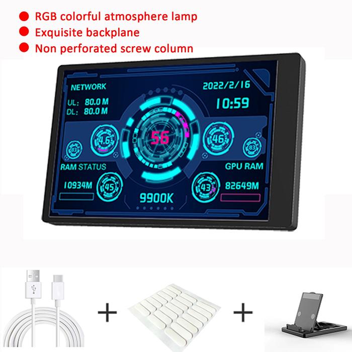 3.5in IPS Screen Monitor Type C Secondary Mini IPS Monitor Computer