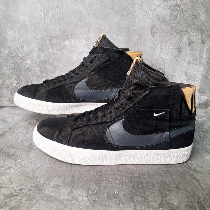 SB Blazer Zoom Mid Premium 'Black Patchwork' Size 46