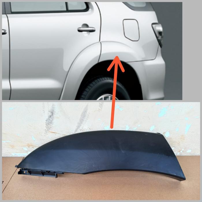 Over Fender Belakang Fortuner 2012-2015 .