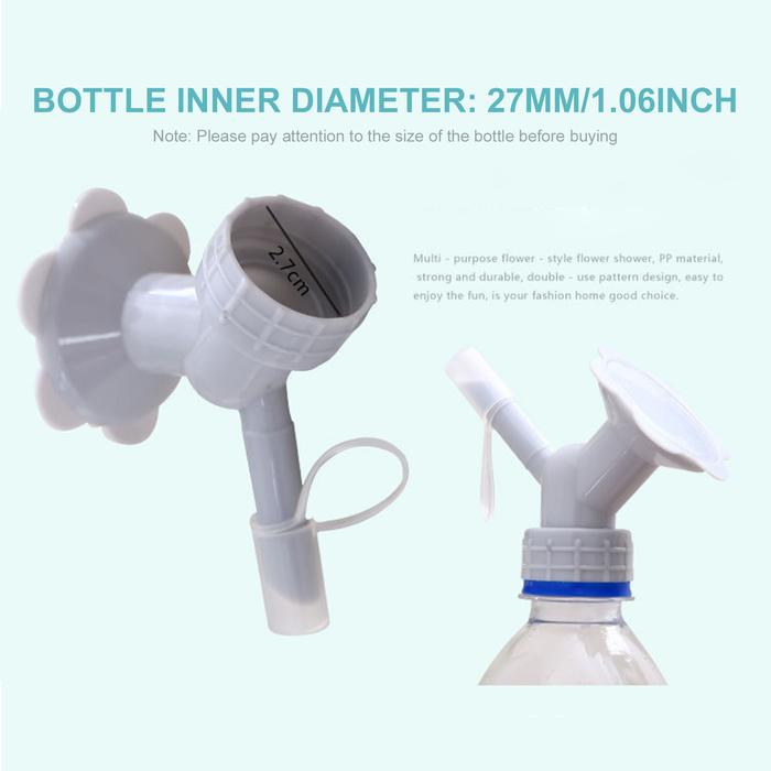 2 Warna Tutup Botol Sprinkler Botol Sprinkler Tanaman Kepala Ganda