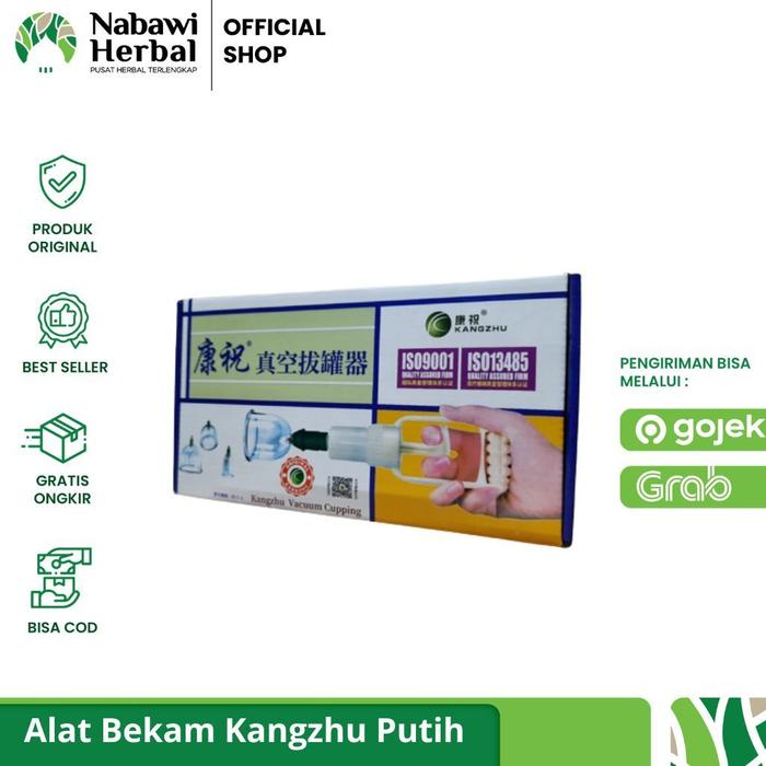 KANGZHU - Alat Bekam Kangzhu Putih Isi 24 KOP