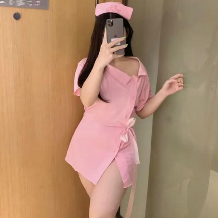 lingerie jumbo Nurse sexy cosplay jumbo Costume Sexy Nurse cosplay big size can wear to 100kg